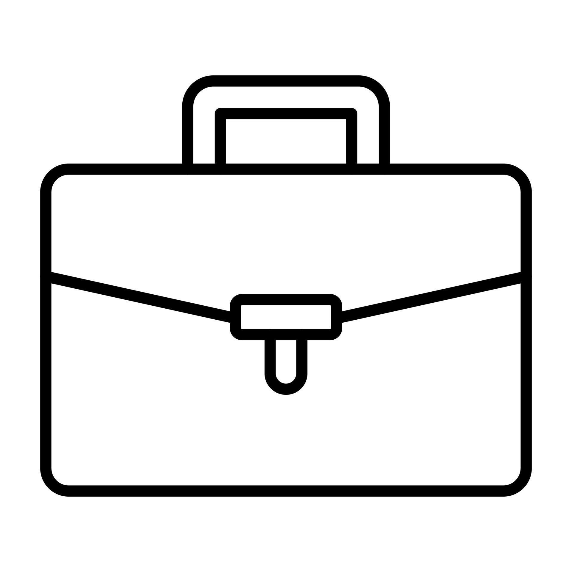 Briefcase vector icon 21730560 Vector Art at Vecteezy