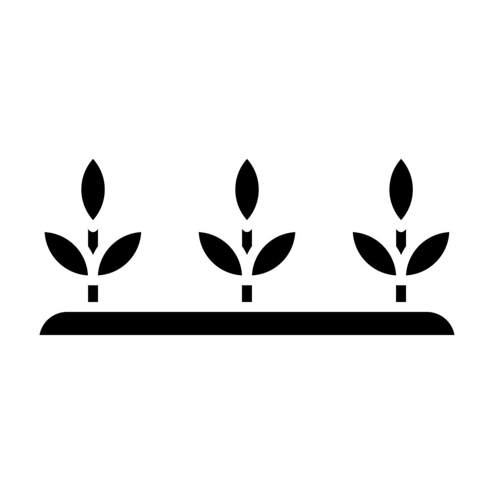 icono de vector de plantación
