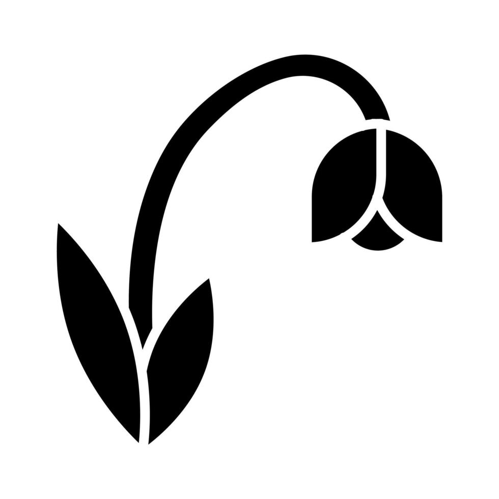 Snowdrop vector icon