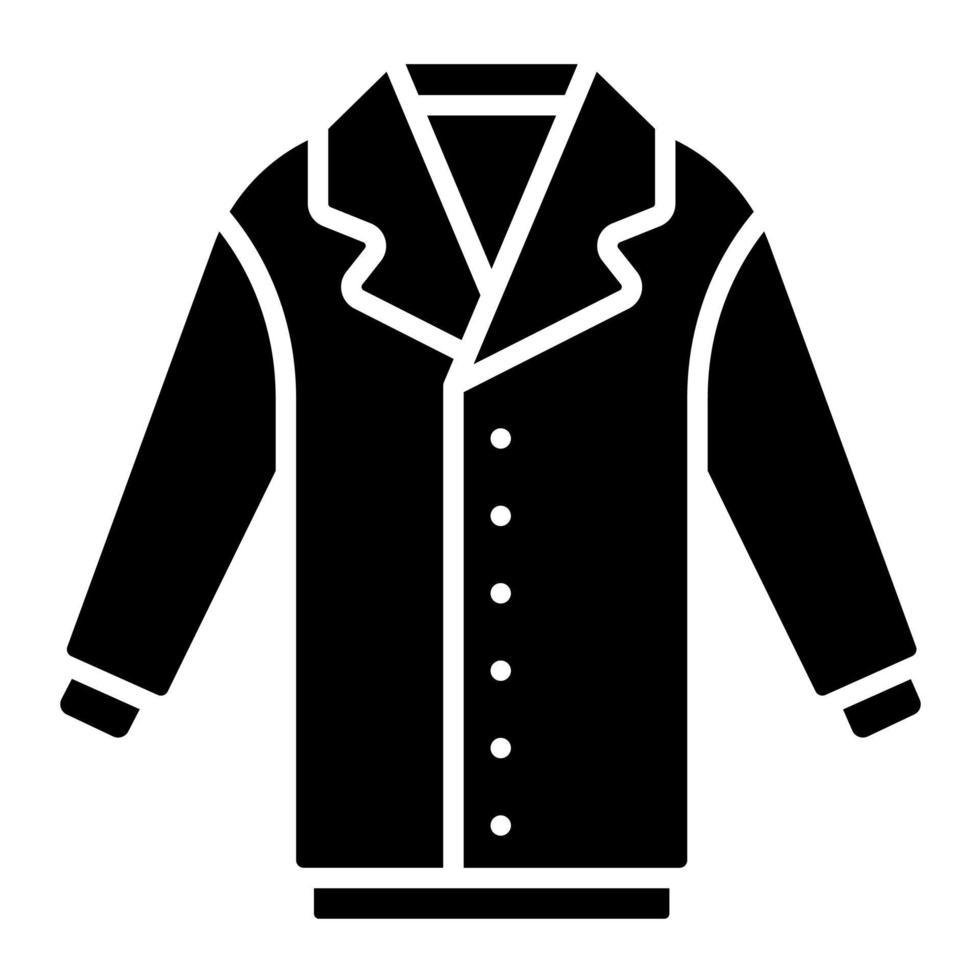 Long Coat vector icon