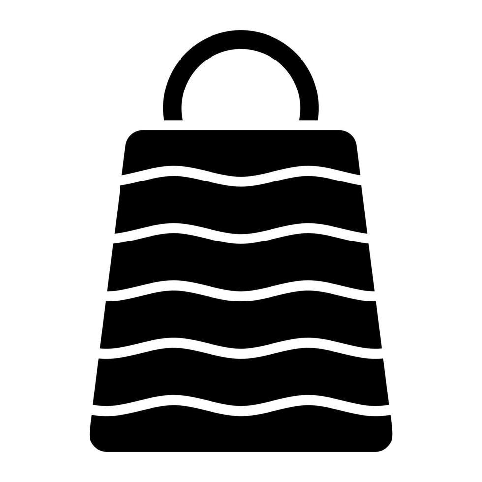 icono de vector de bolsa de compras