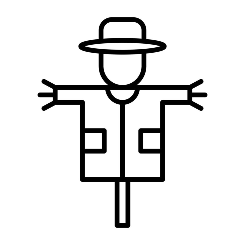 Scarecrow vector icon