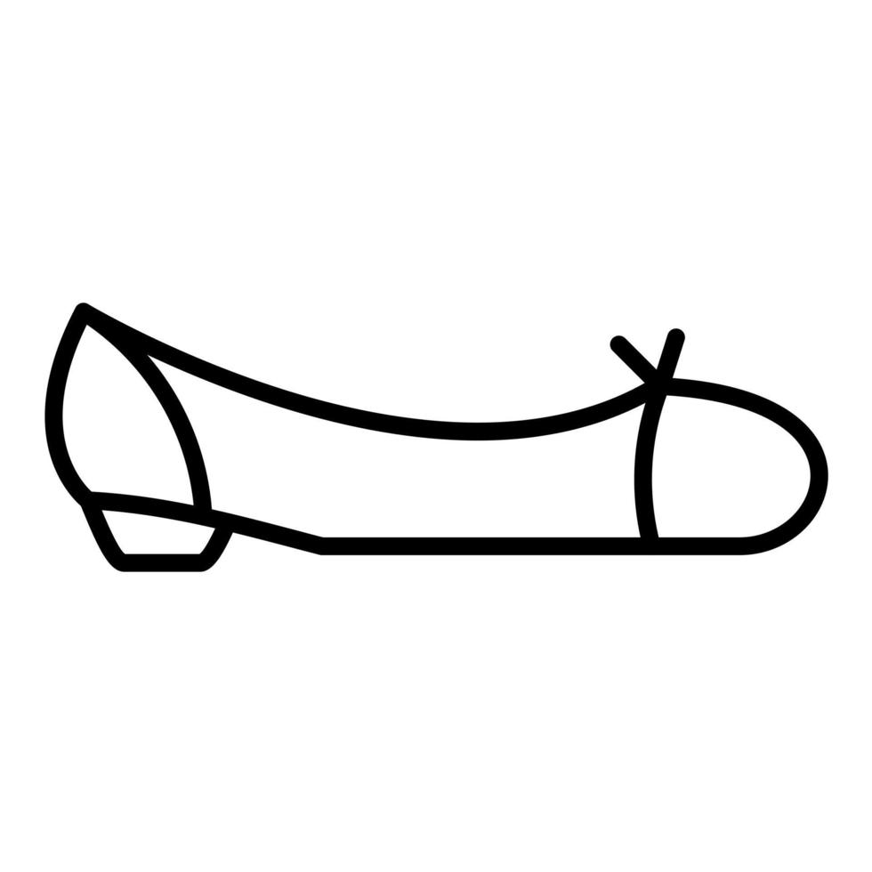 Flat Shoes vector icon