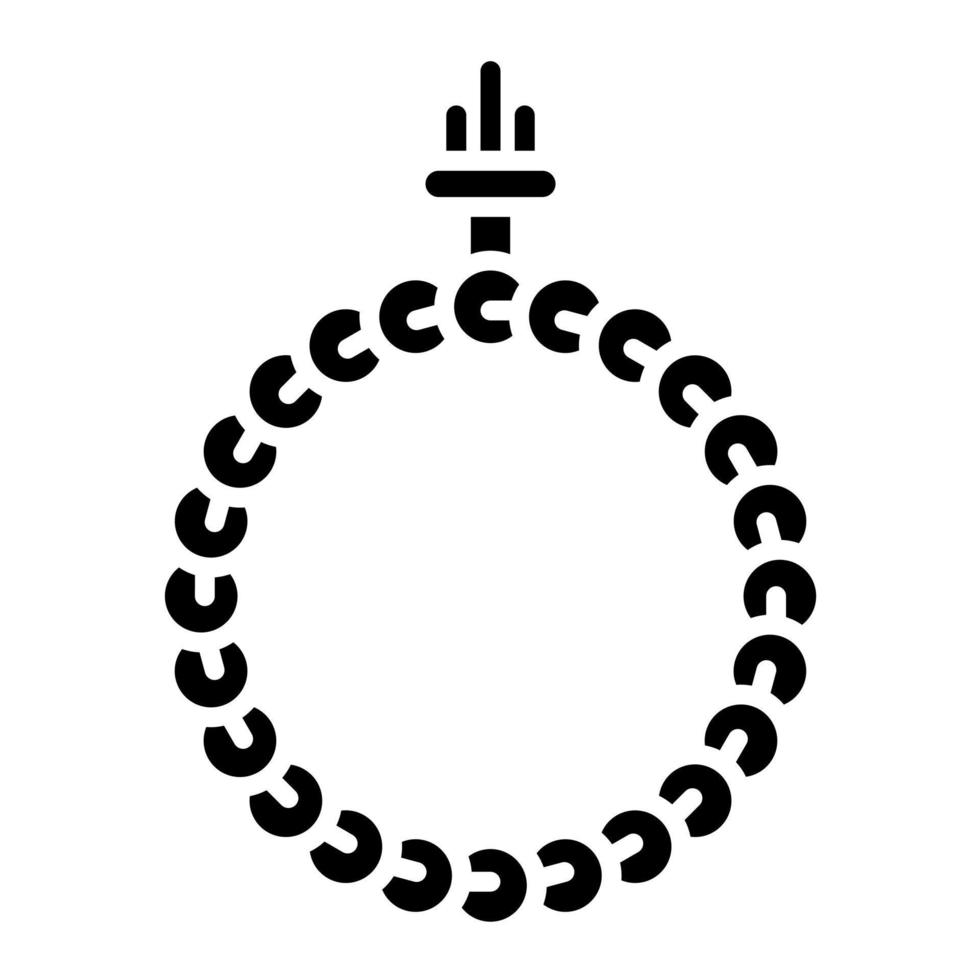 rosario vector icono