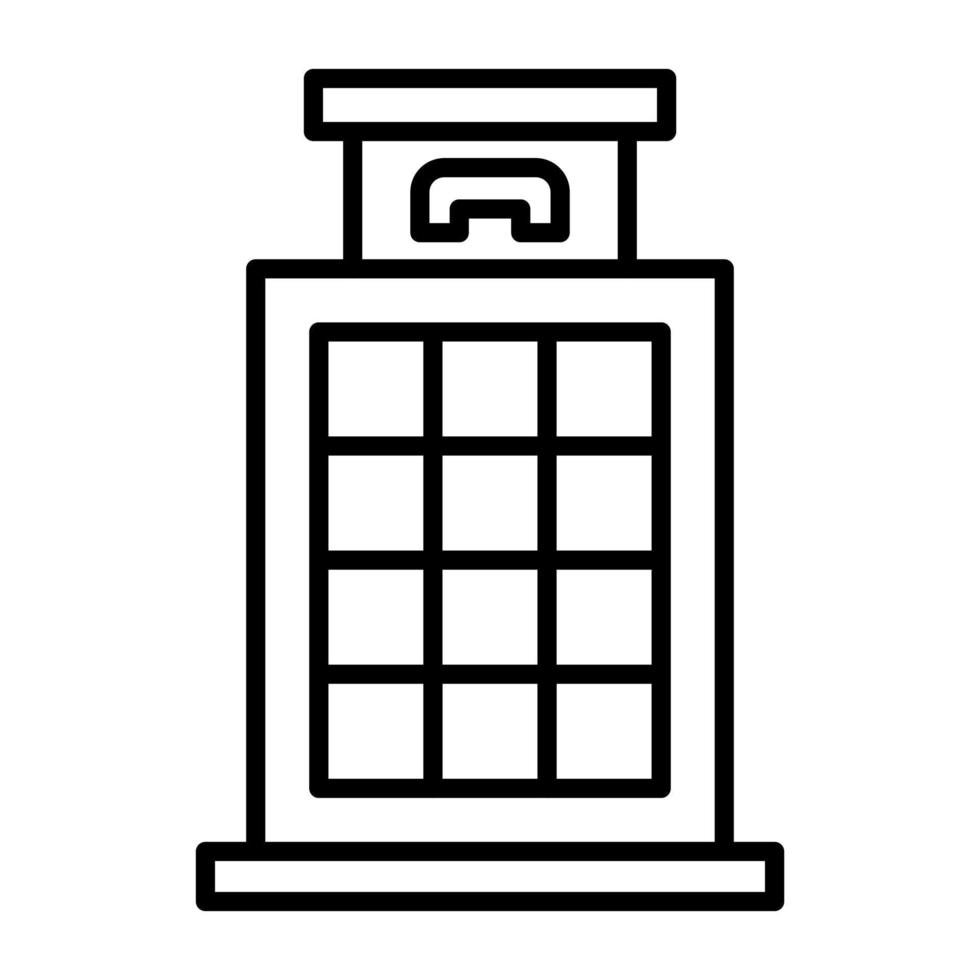 Phone Booth vector icon