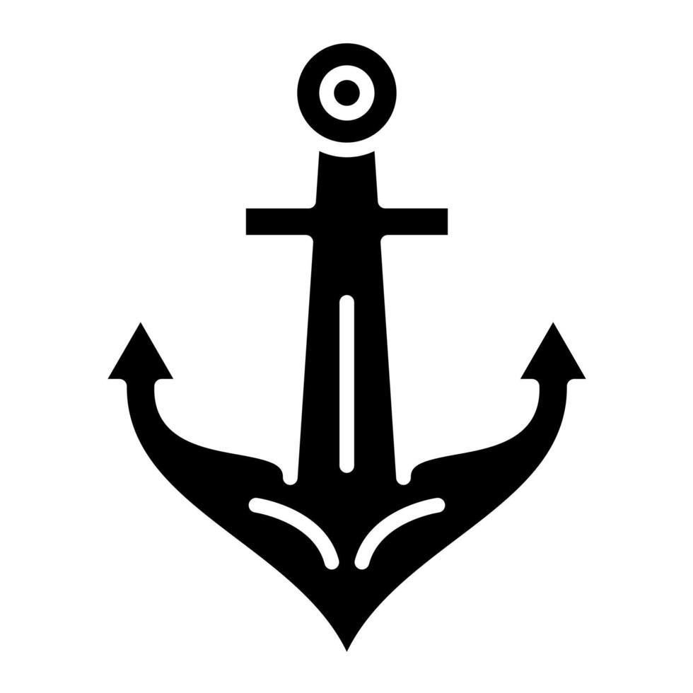 Ship Anchor vector icon