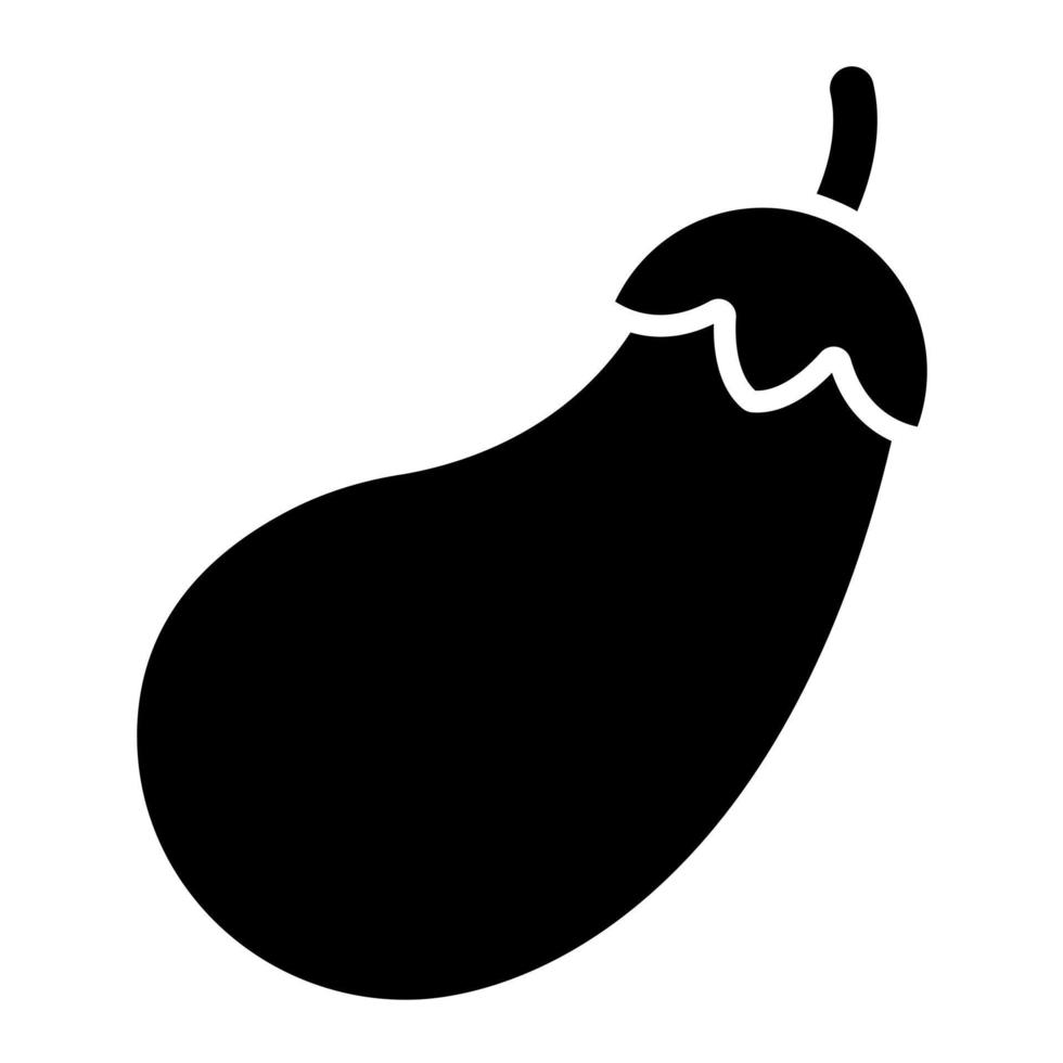 Eggplant vector icon