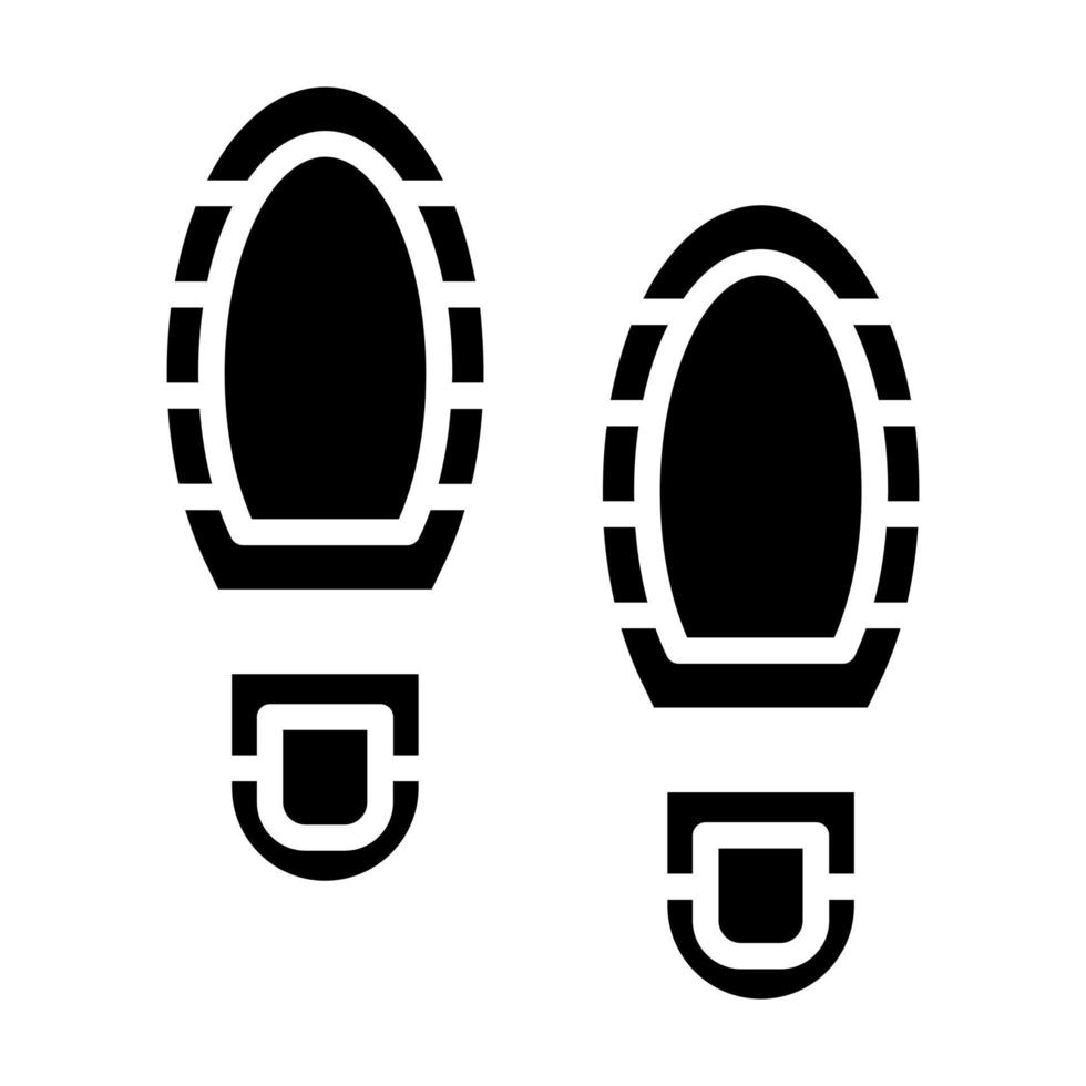 Footprint vector icon