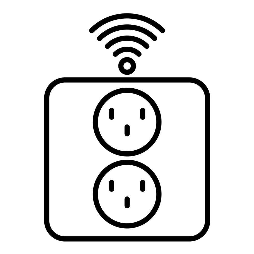 Smart Socket vector icon