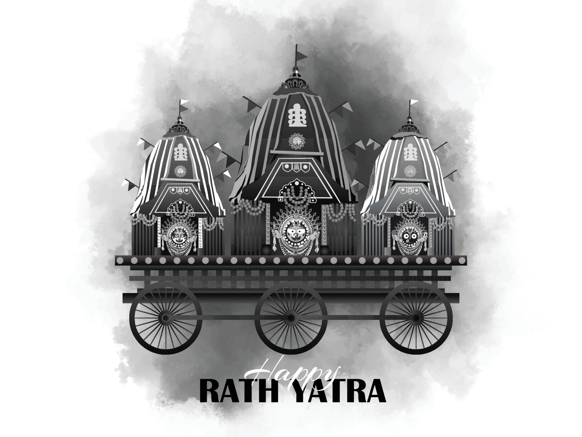 Rath yatra of lord jagannath balabhadra and subhadra festival
