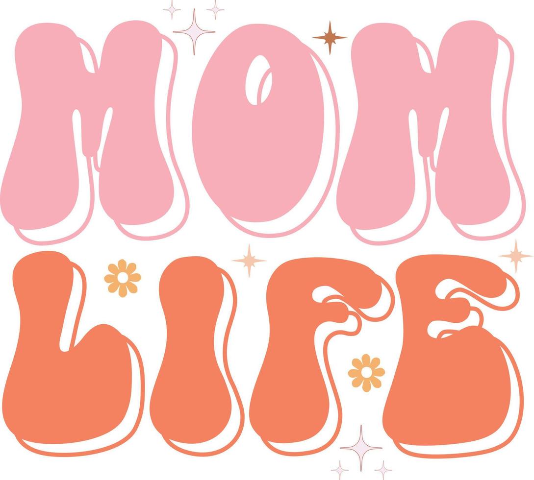 Mom Mama Mother's Day SVG Design vector