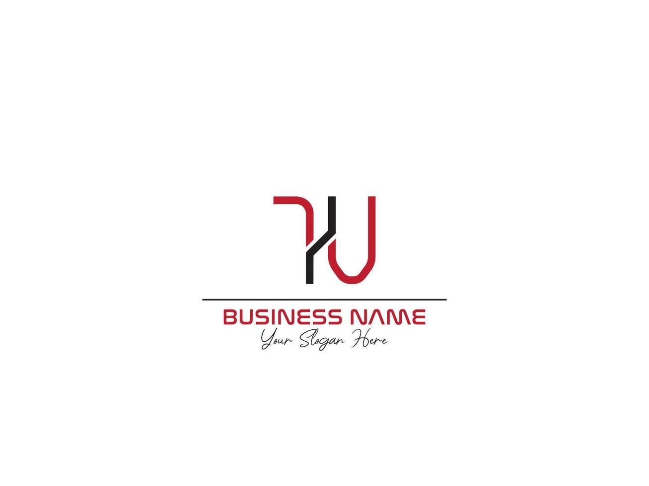 Monogram Rv Logo Letter, Unique RV Initial Logo Letter Design vector