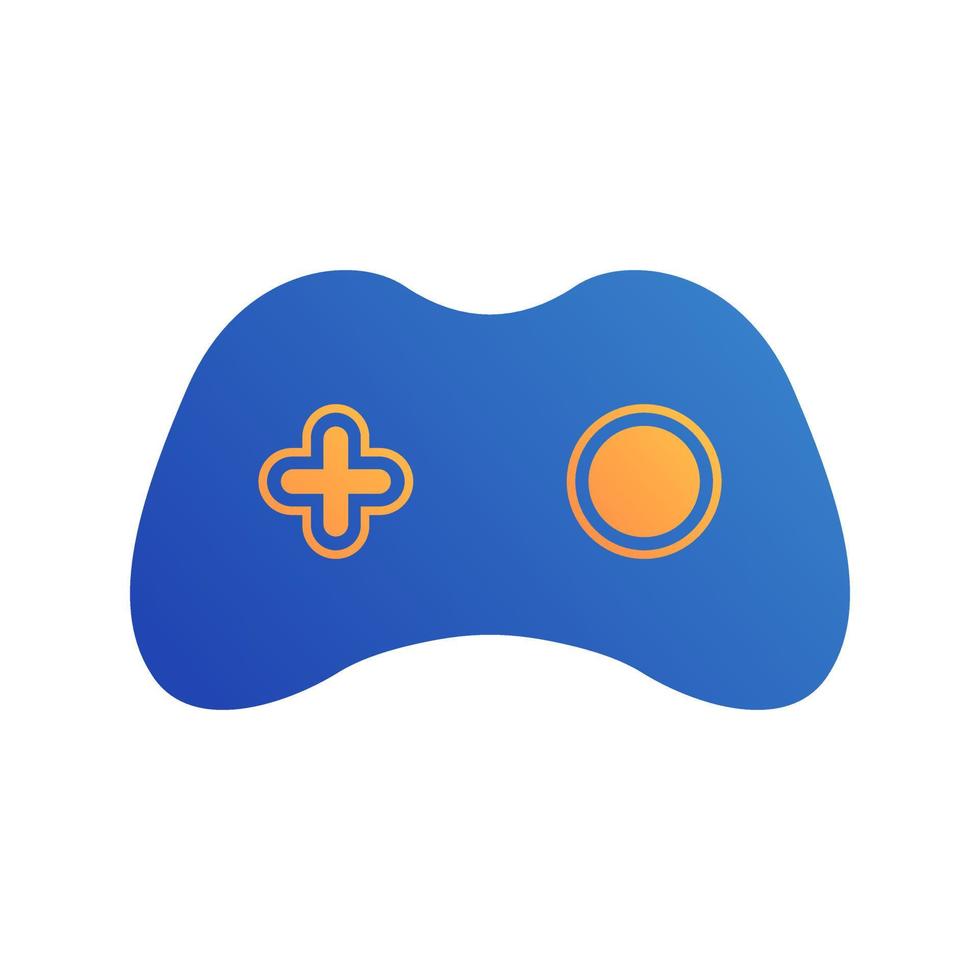 Game Controller Flat Isolated Vector Logo Icon