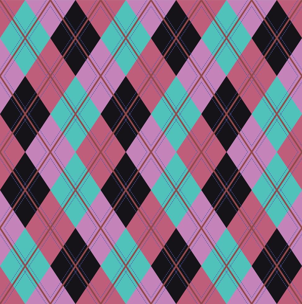 Argyle Pattern vector geometric