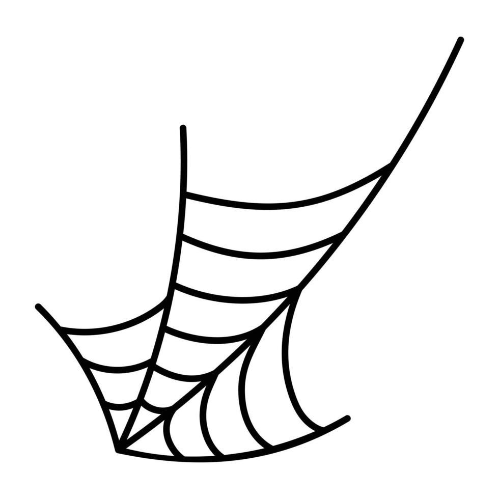 Trendy Spider Frame vector