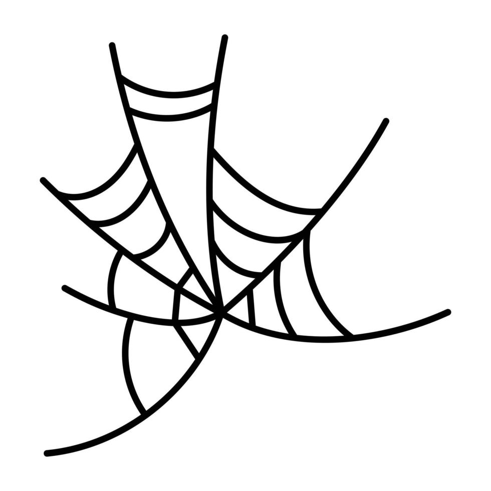 Trendy Spider Web vector