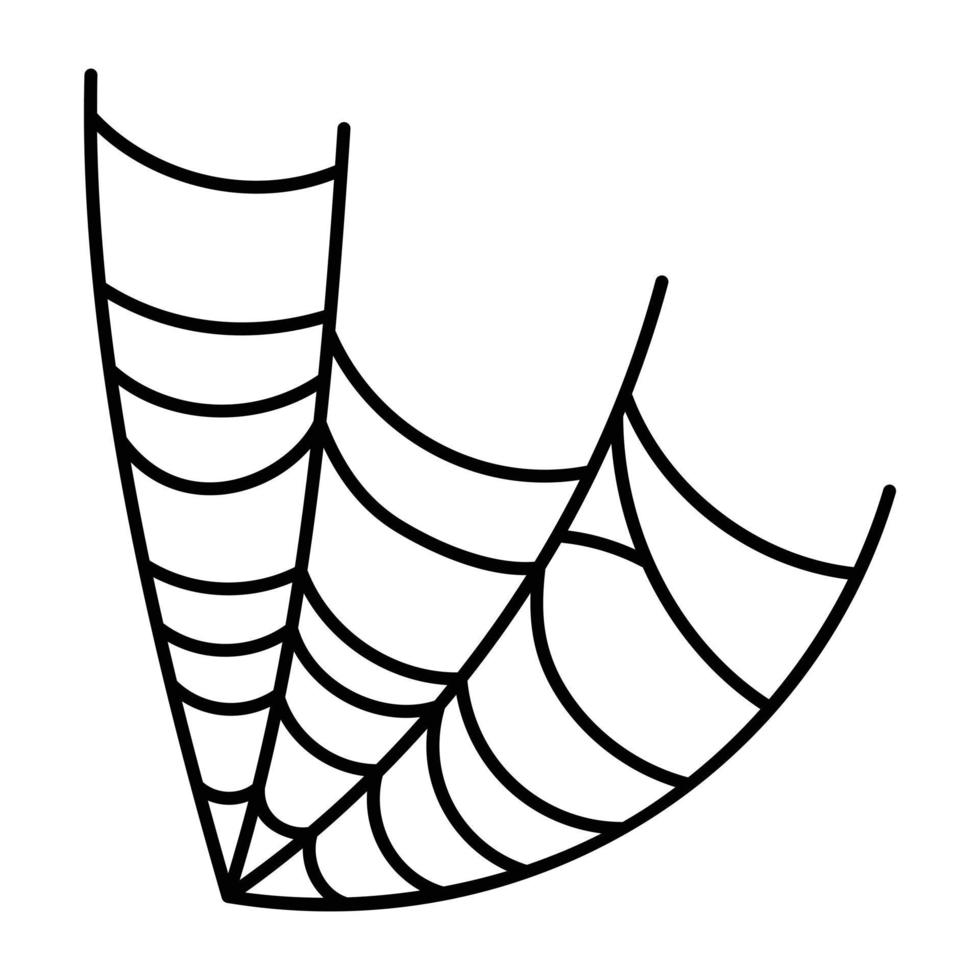 Trendy Spider Frame vector