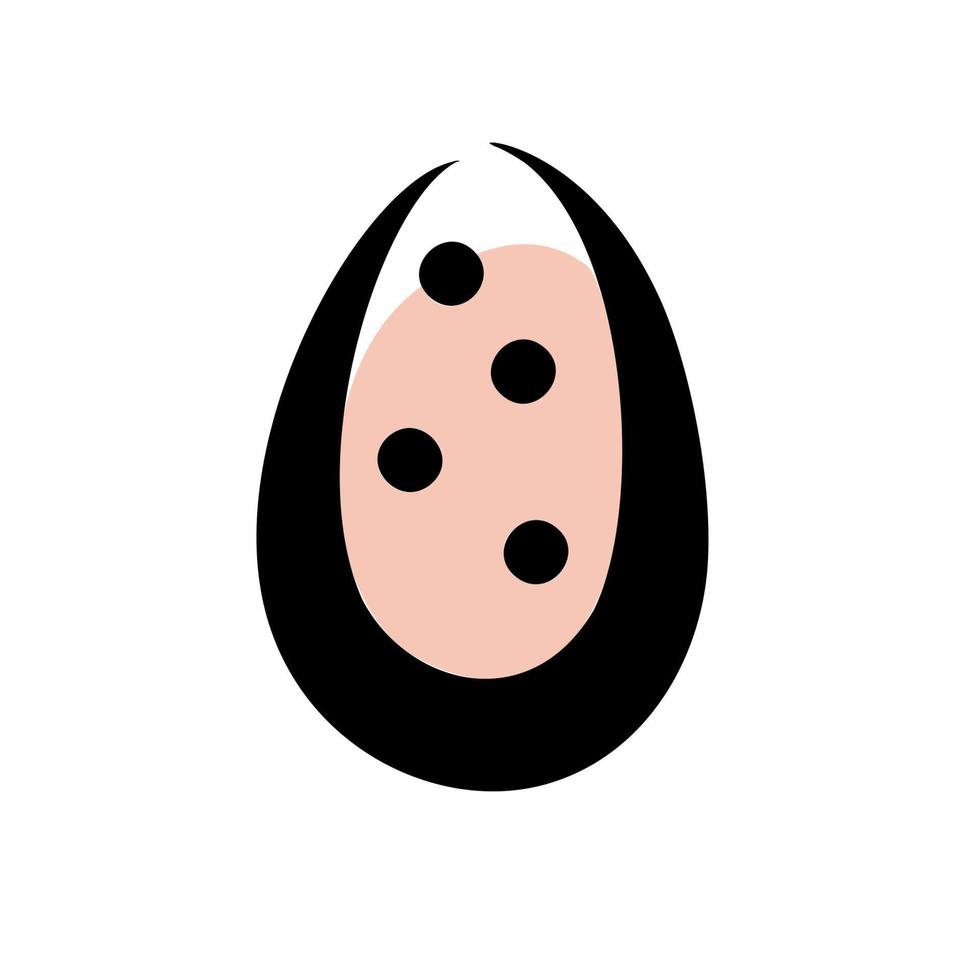 Happy Easter egg illustration vector