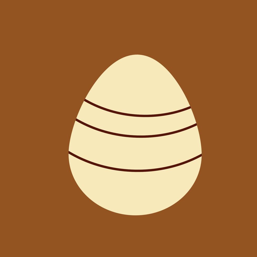 contento Pascua de Resurrección huevo ilustración vector