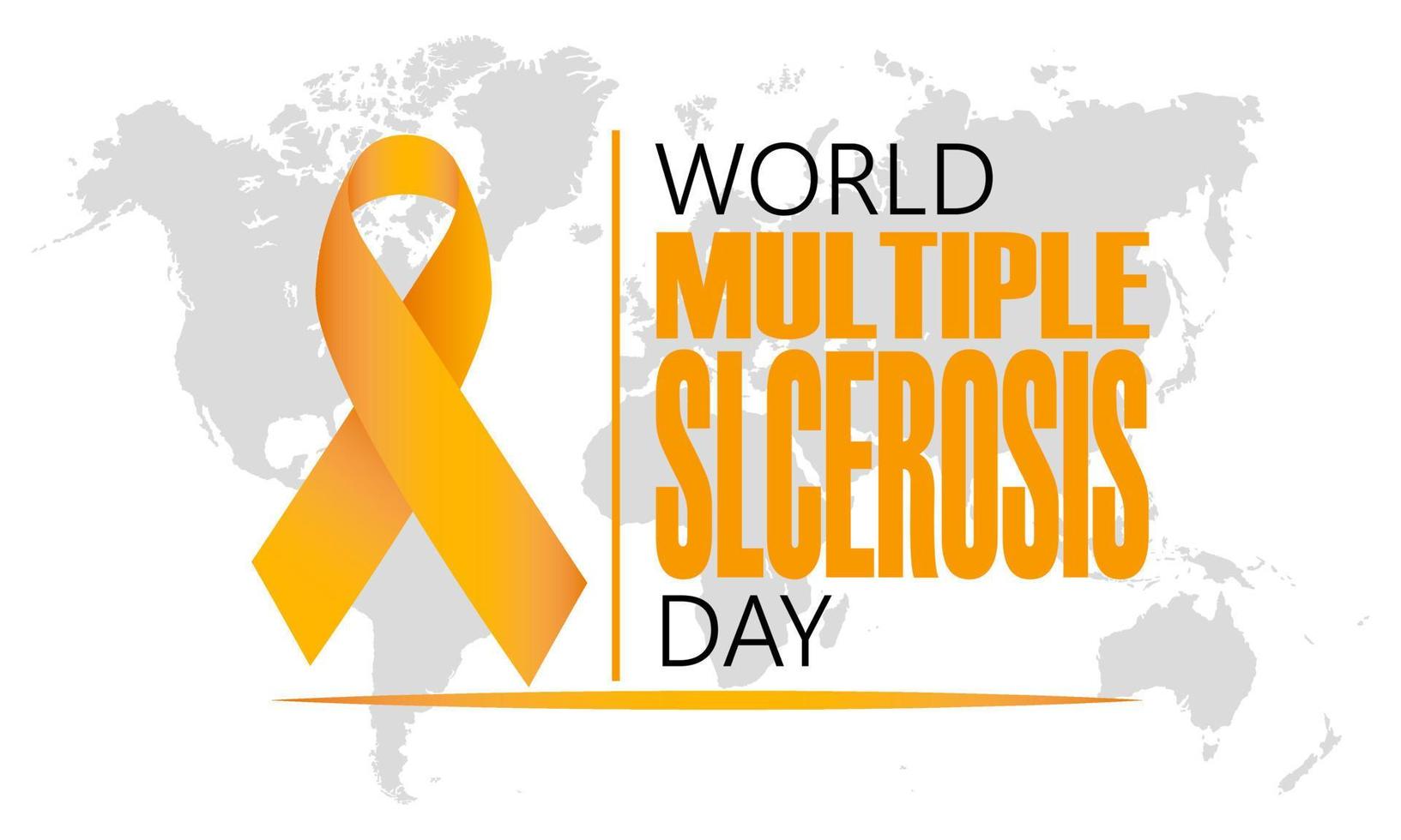 World Multiple Sclerosis Day. 30 May. Holiday concept. Template for background, banner, card, poster vector