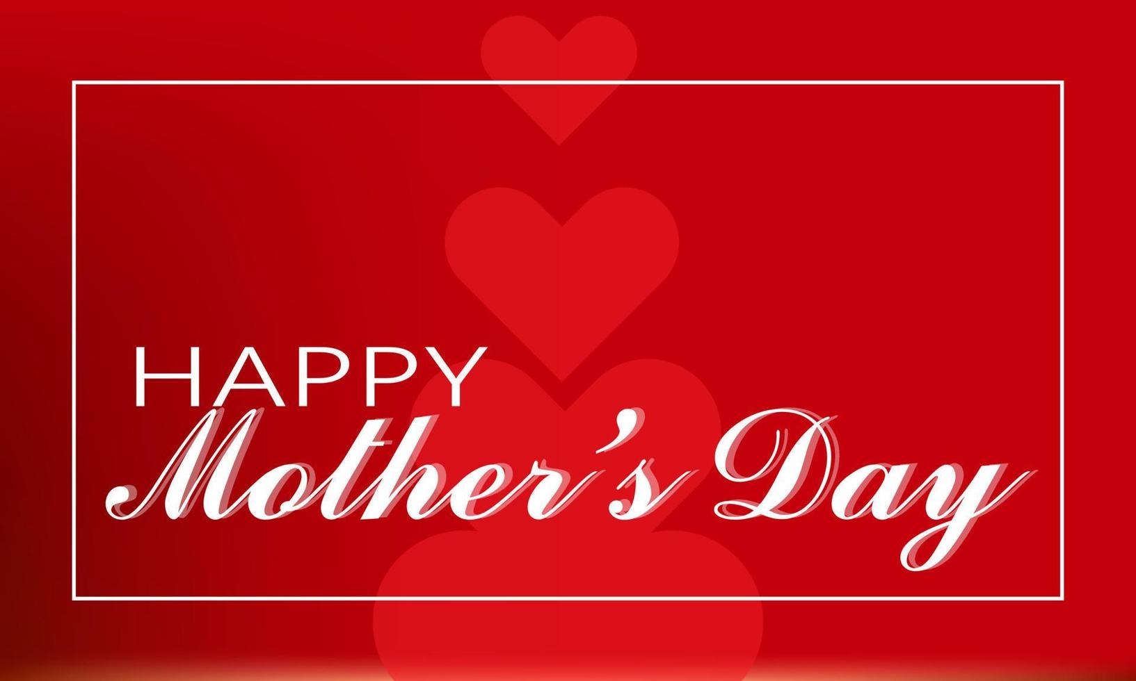 happy mother day background, banner vector