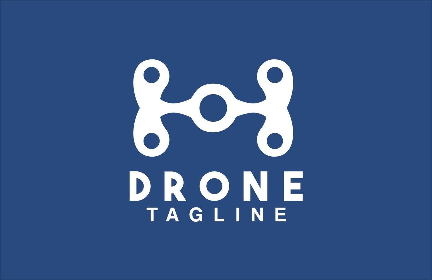Drone Logo Template Design Vector, Emblem, Design Concept, Creative Symbol, Icon, clean and elegant vector