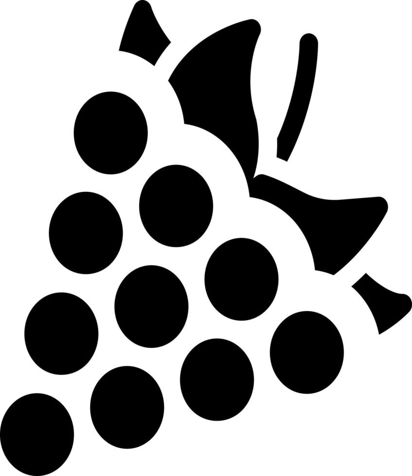 ilustración vectorial de uvas en un fondo. símbolos de calidad premium. iconos vectoriales para concepto y diseño gráfico. vector