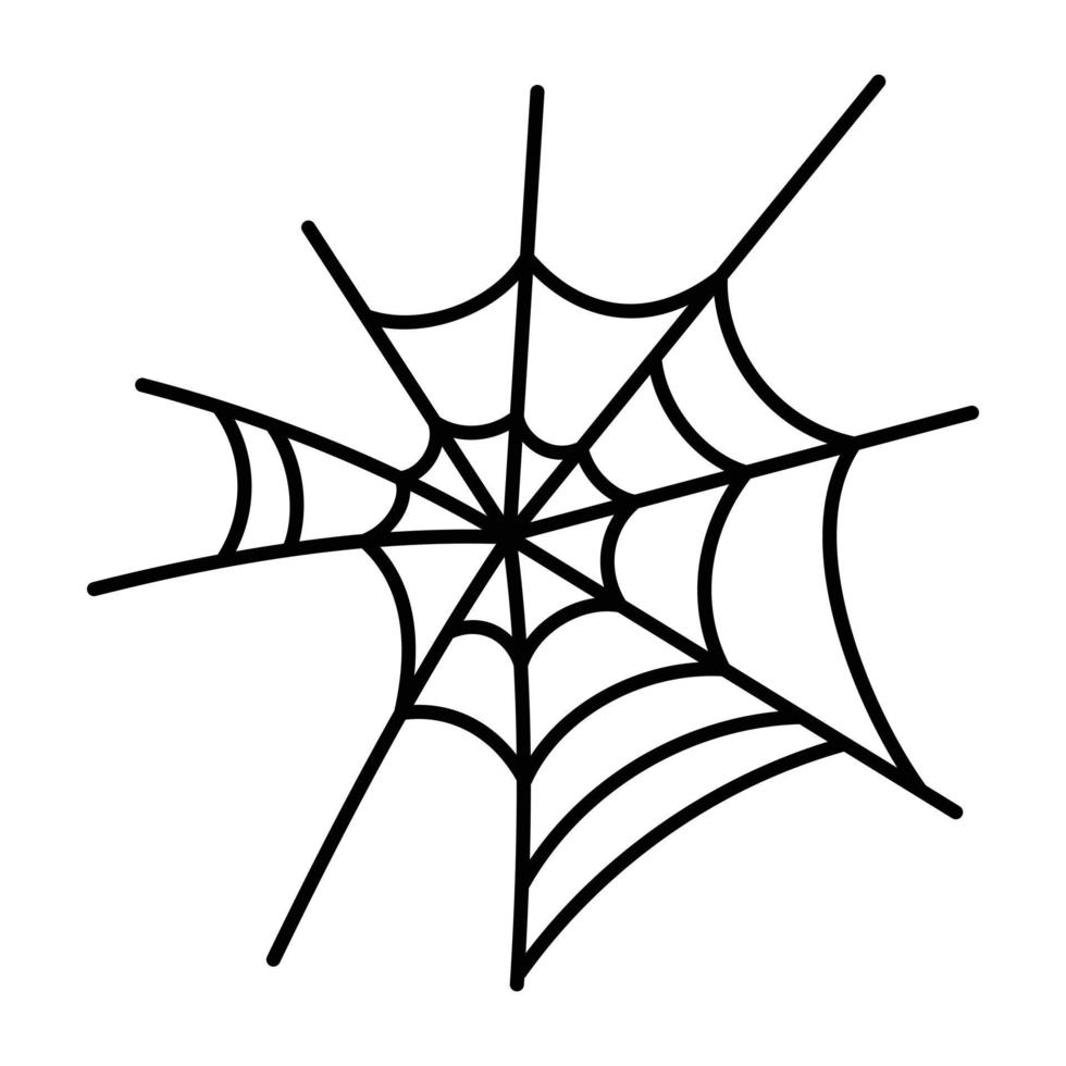 Trendy Spider Spinnerets vector