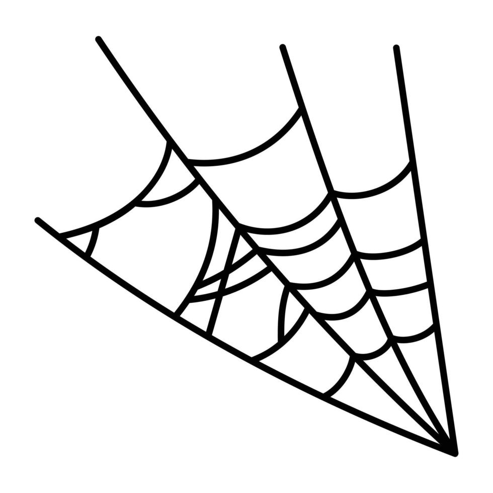 Trendy Spider Border vector