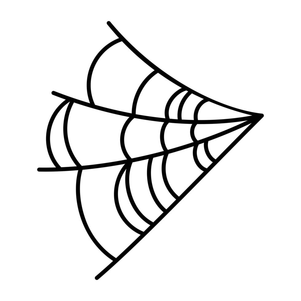 Trendy Araneae Web vector