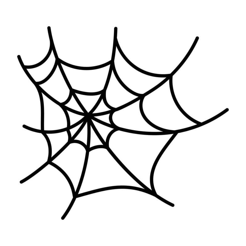 Trendy Spider Cobweb vector