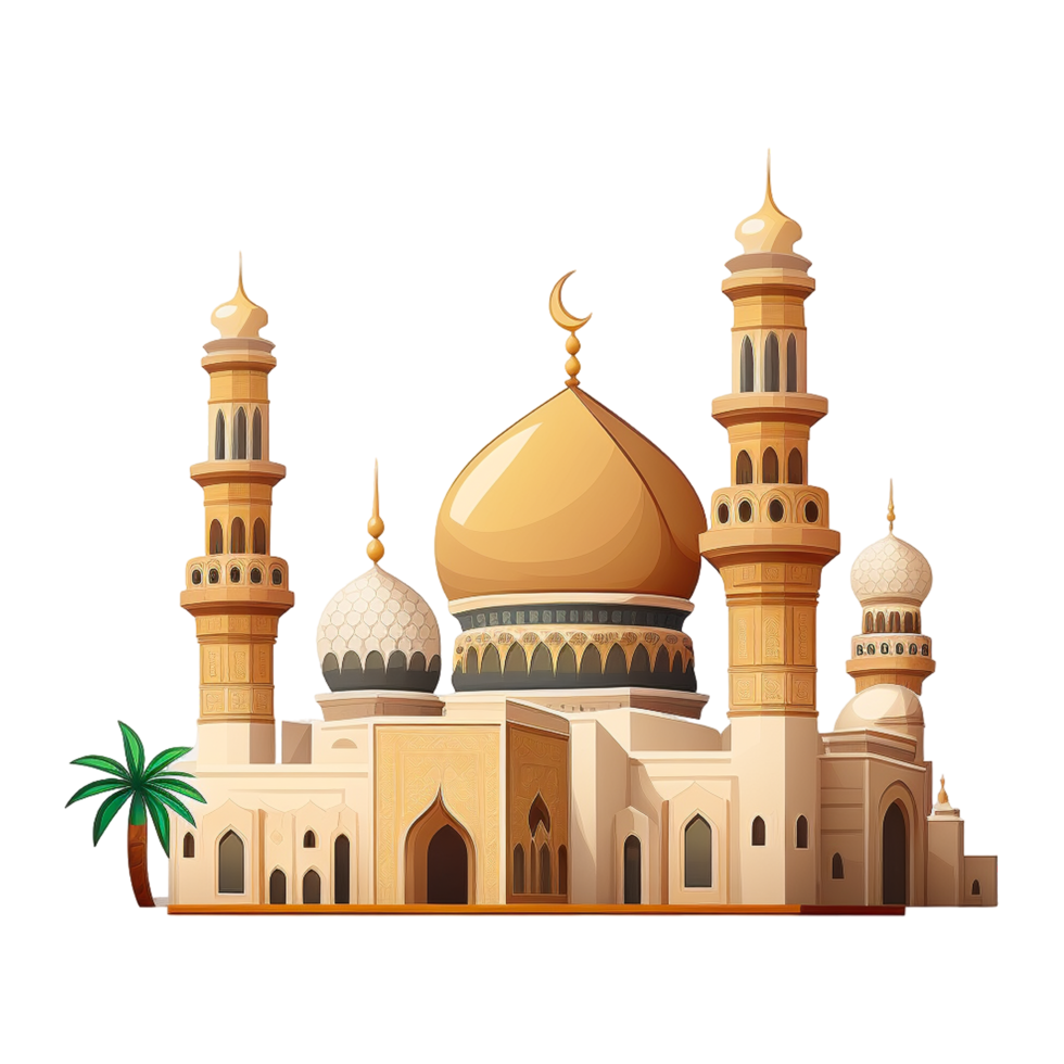 Ramadan Kareem Mosque Transparent Background png