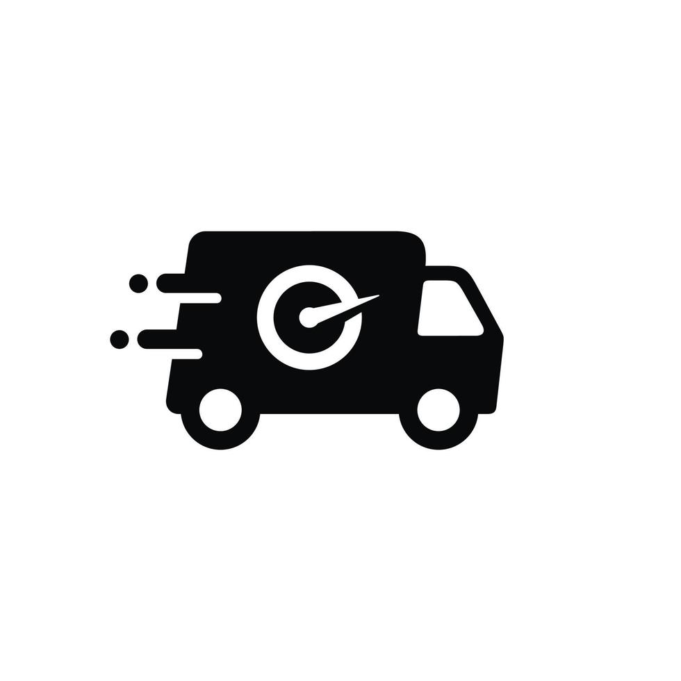 Car delivery icon isolated on white background vector