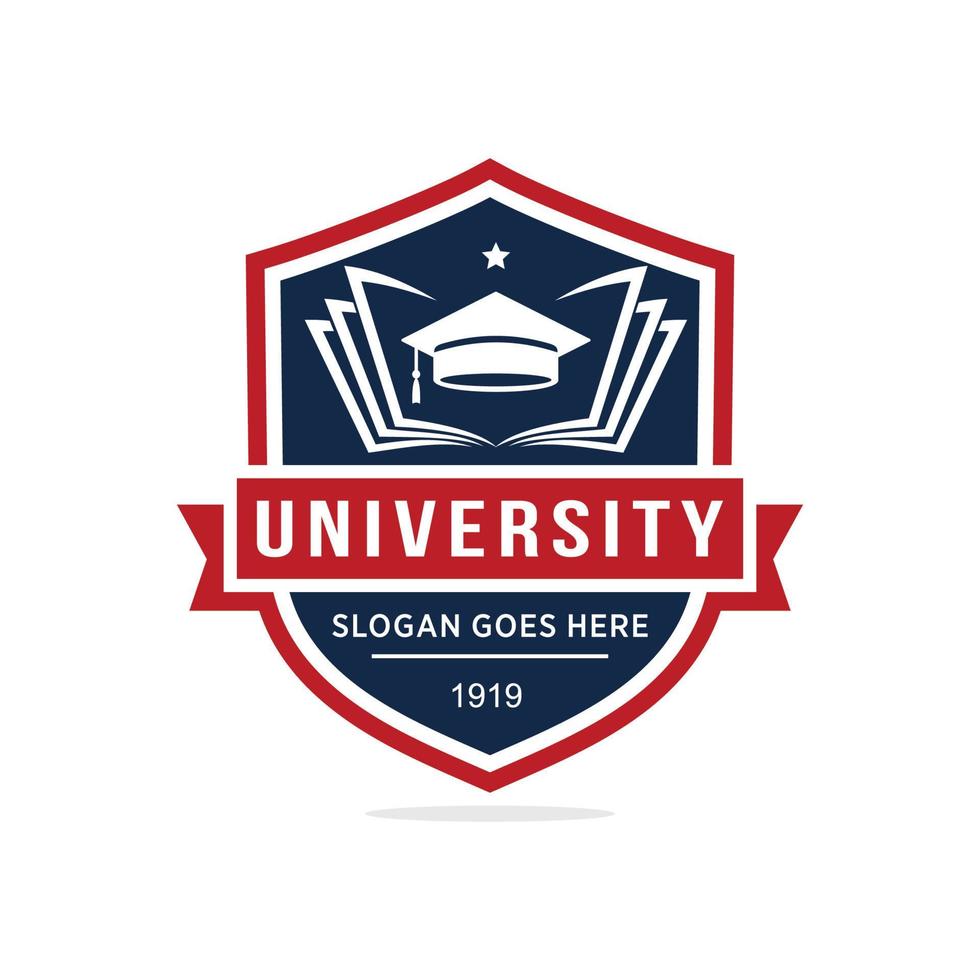 University logo design vector