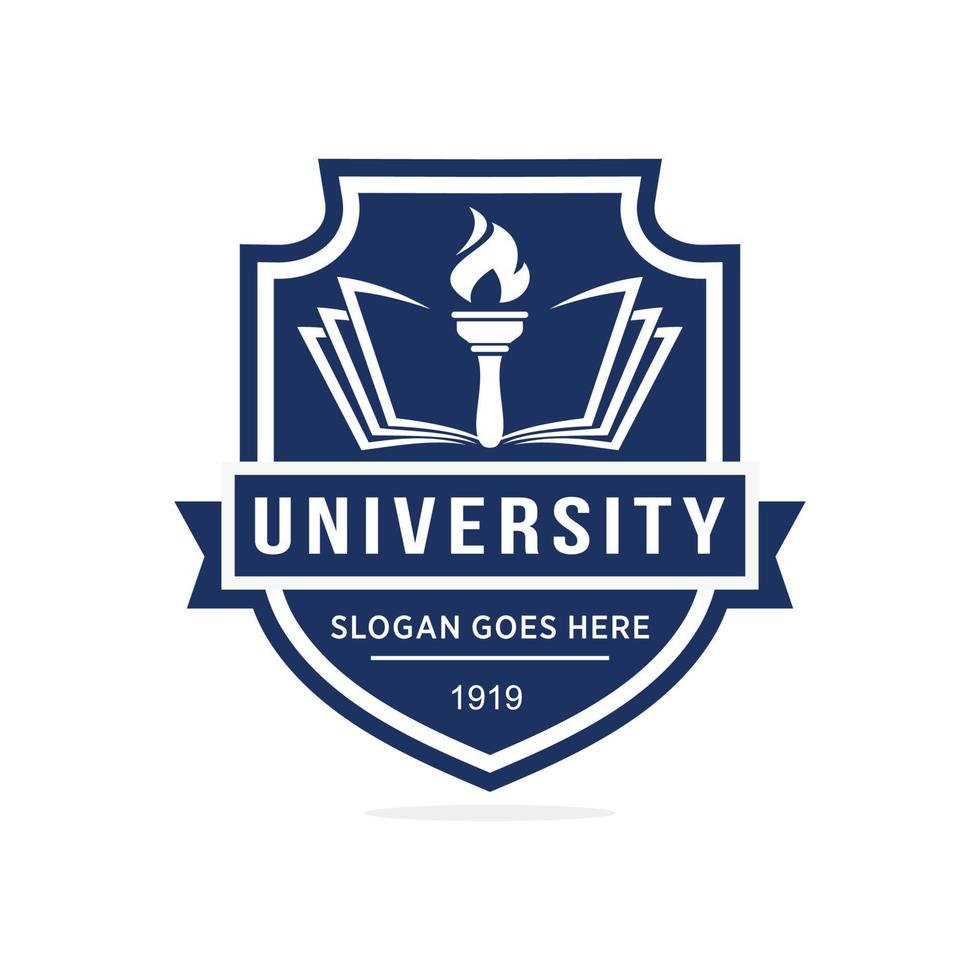 University logo design vector