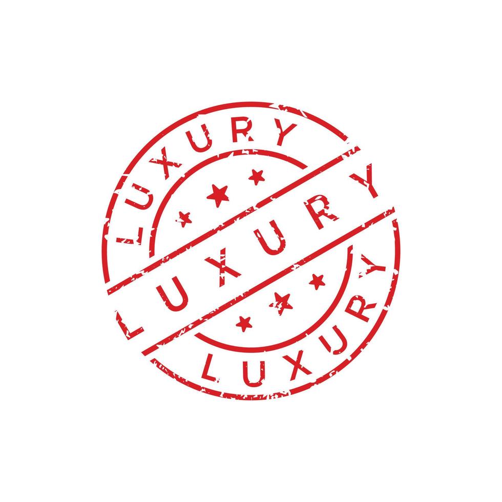 Luxury stamp design vector