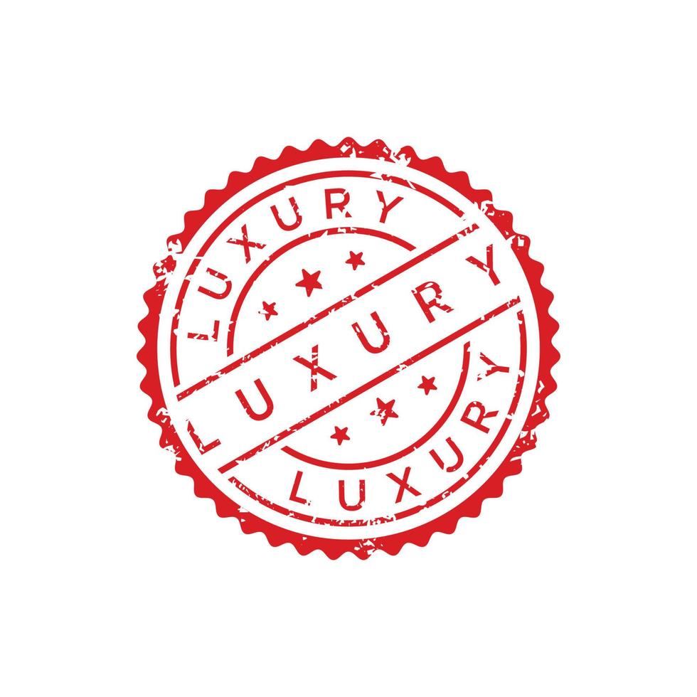 Luxury stamp design vector