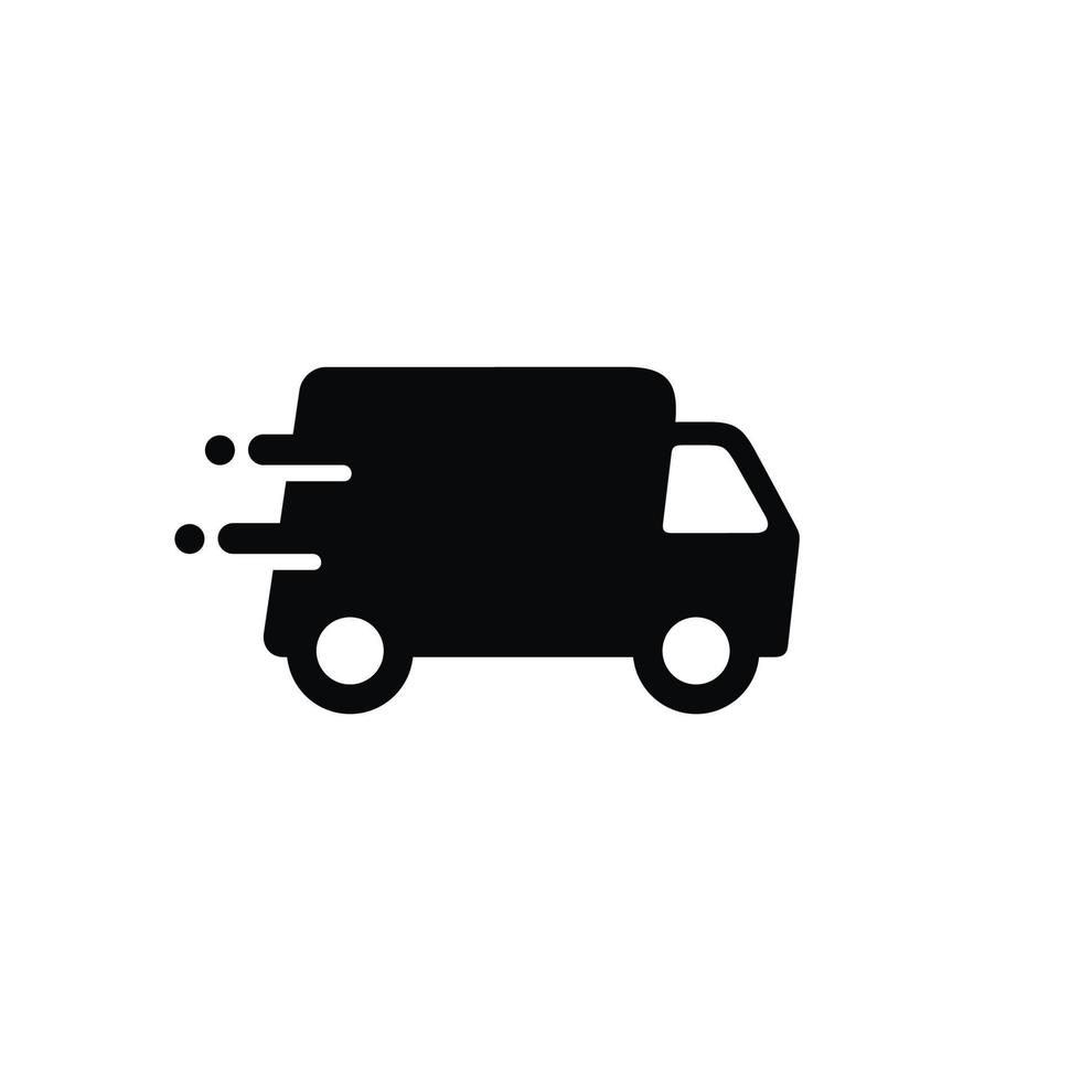 Car delivery icon isolated on white background vector