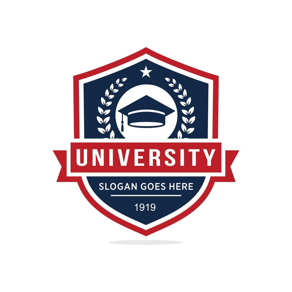 University logo design vector