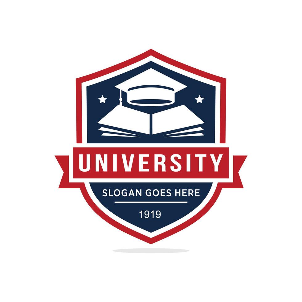 University logo design vector