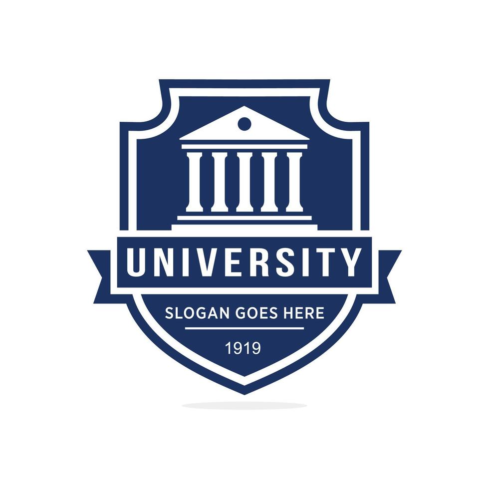 University logo design vector