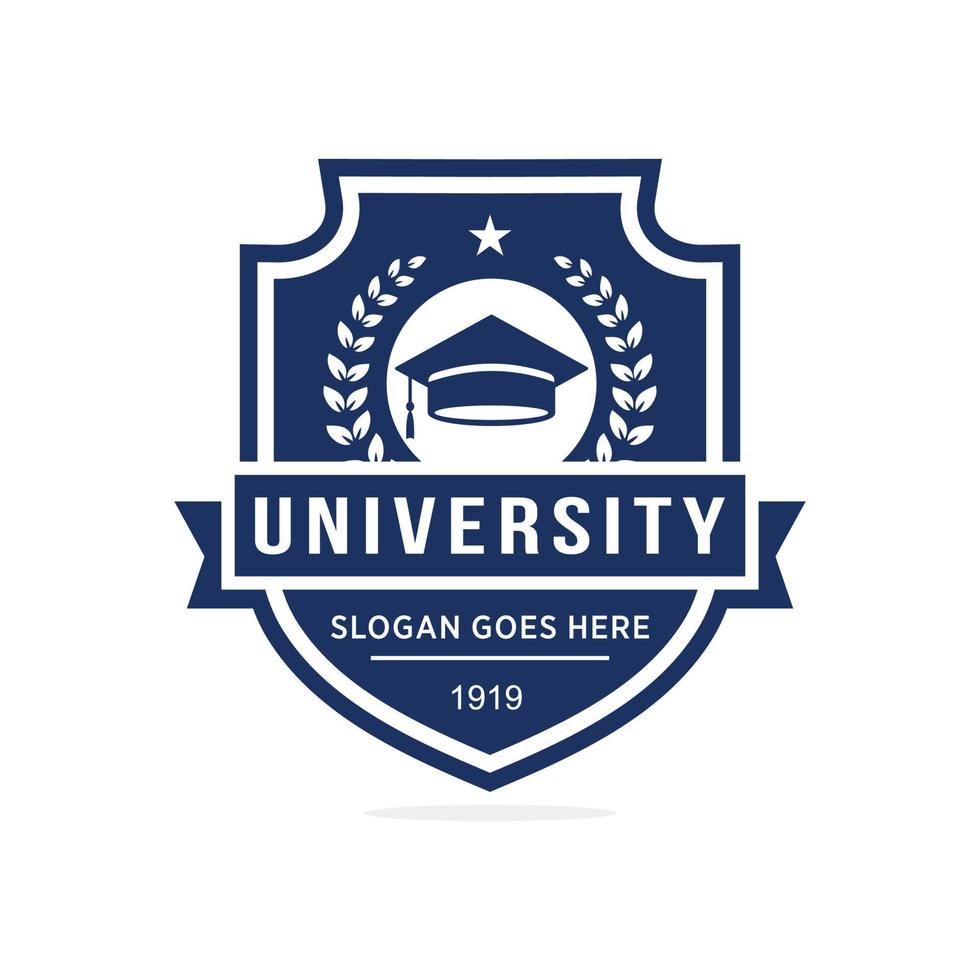 University logo design vector