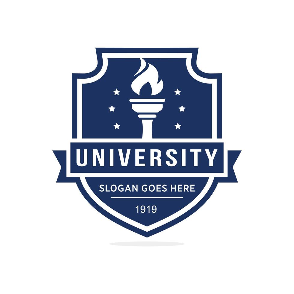 University logo design vector