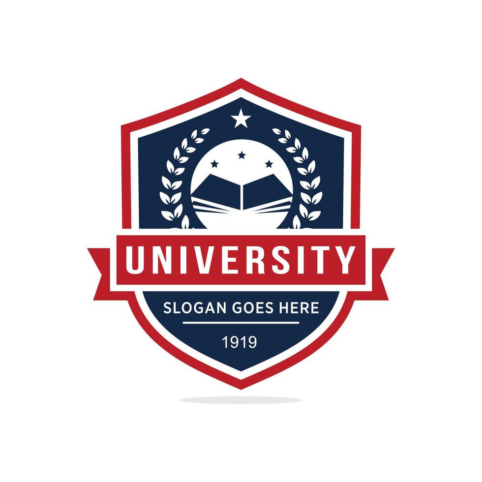 University logo design vector