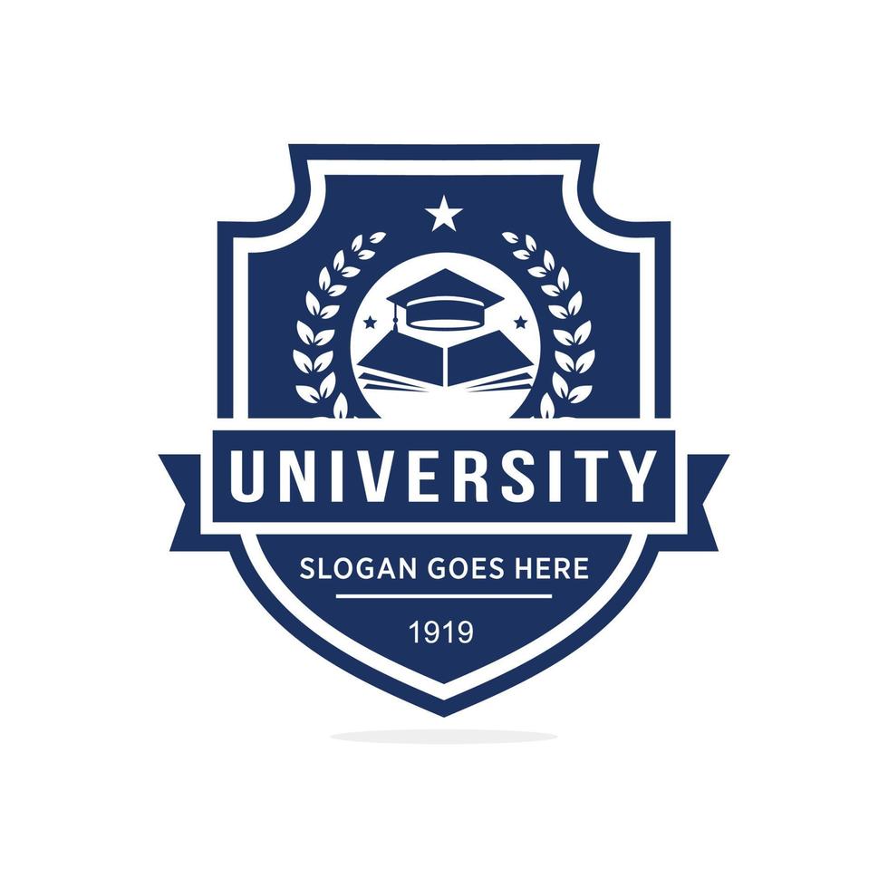 University logo design vector