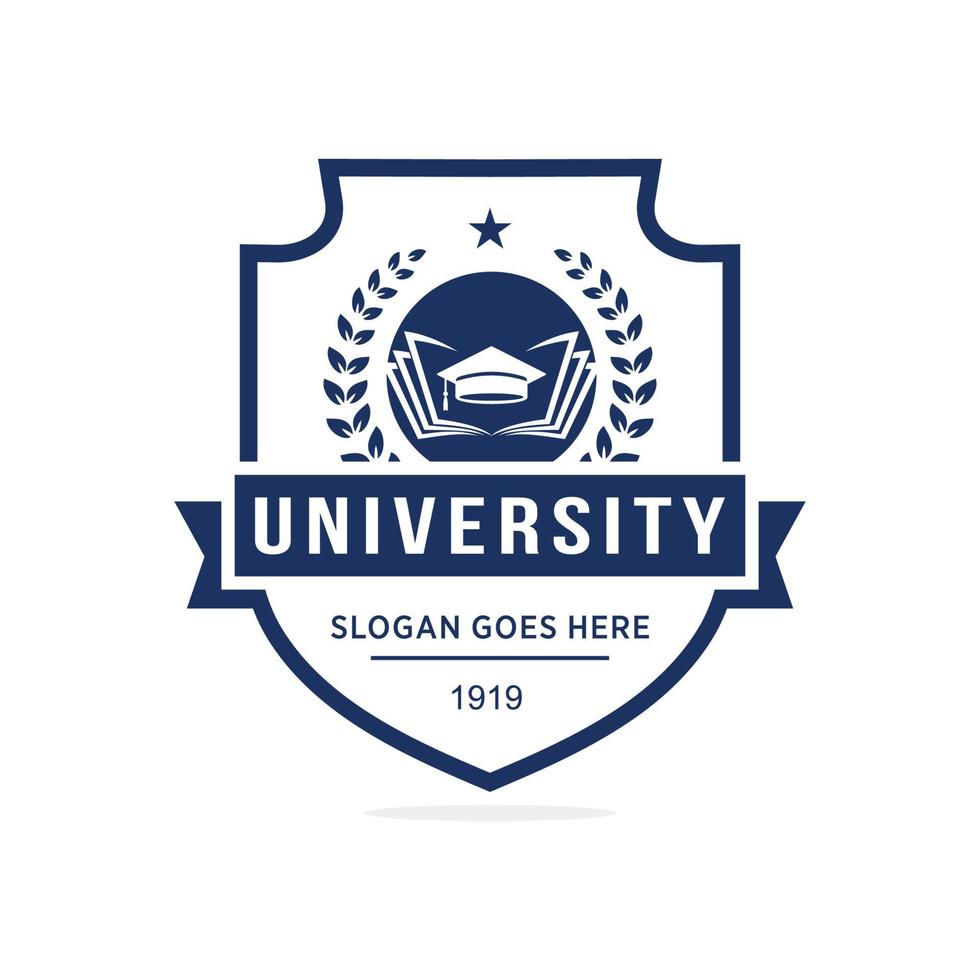 University logo design vector