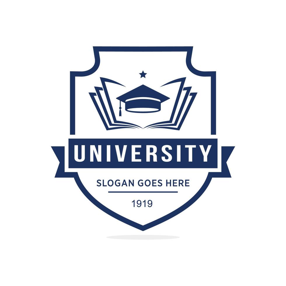 University logo design vector