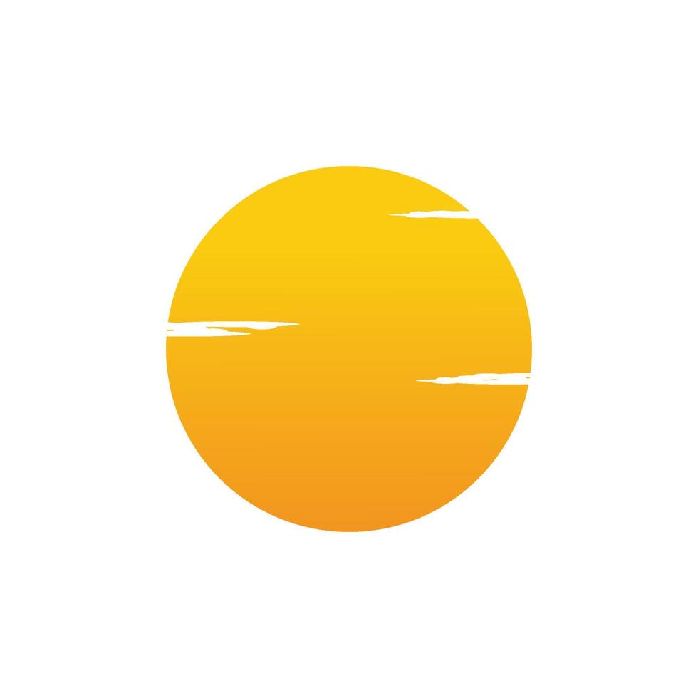 Sun icon vector