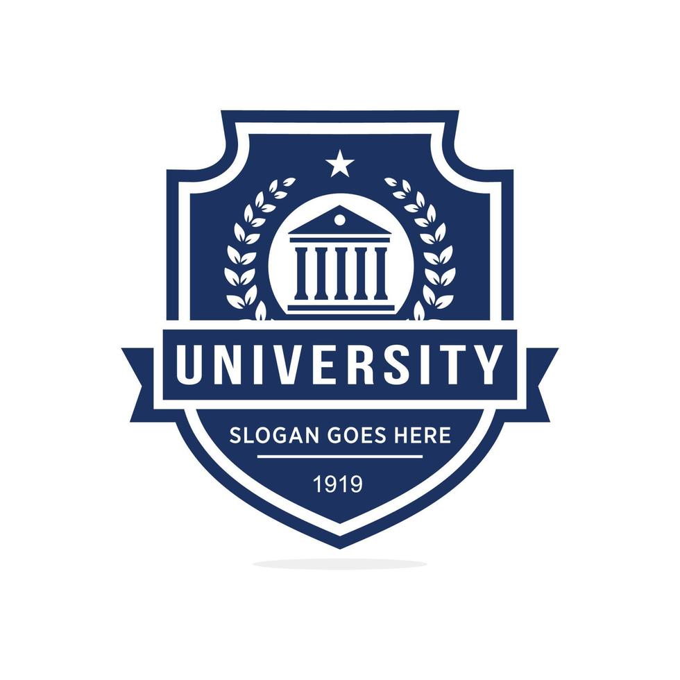 University logo design vector