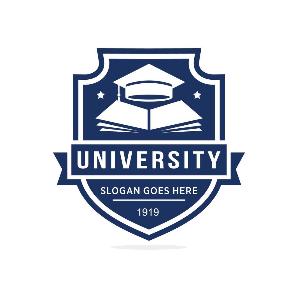 Universidad logo diseño vector